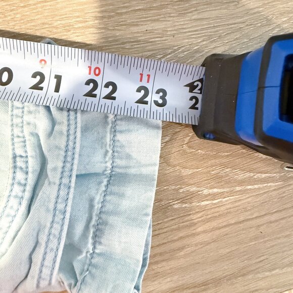 Altar'd State 100% Cotton Denim Utility Field Safari Pockets Military Jacket S - Picture 14 of 14